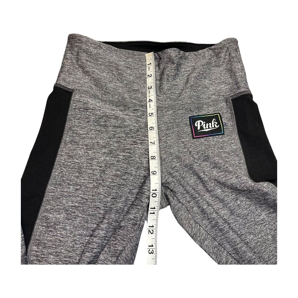 Pink Victoria's Secret Ultimate Leggings Women's Small Gray Black Stretch - Picture 6 of 6